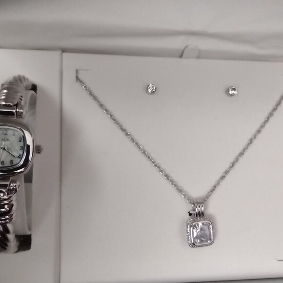 New With Tags, L & Co. Timepieces Watch, Necklace and Earrings - Picture 8 of 14